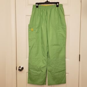 WonderWink Origins Scrub-Style Green Pants | Women's XL